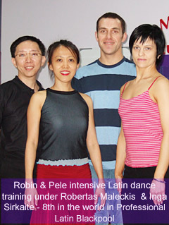 Robin & Pele coached by Roberta & Ingas