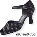 Lady Latin Dance Shoes 001-060-155 F Latino6.5cm BlkMultiVelvet