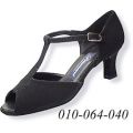 Lady Latin Dance Shoes 010-064-040 F Latino 5cm Black Nubuk