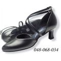 Lady Tango Dance Shoe Regular Width Latino 5cmHeel Black Leather