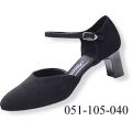 Dance Shoes Lady Trend 051-105-040 E� Heel 5cm Black Nubuk