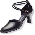 Dance Shoes Lady Tango 058-080-034 E� Latino 6.5cm Black Leather