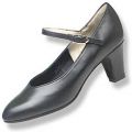 Dance Shoes Lady Tango 059-083-034 F Tango 5.5cm Black Leather