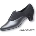 Lady Practice Shoes Regular Width Latino 5cm Black Leather Suede