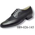 Dance Shoes Men Court 089-026-145 K 2.5cmHeel BlackLeatherNubuk
